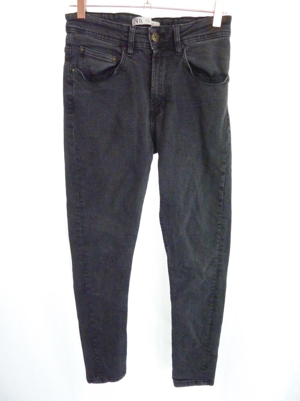 Zara Women's Black Wash Skinny Jeans Size 30